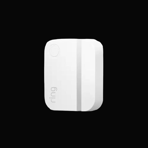 Wireless Smart Door & Window Contact Sensors — Smart Home Enabled, Easy Install, White